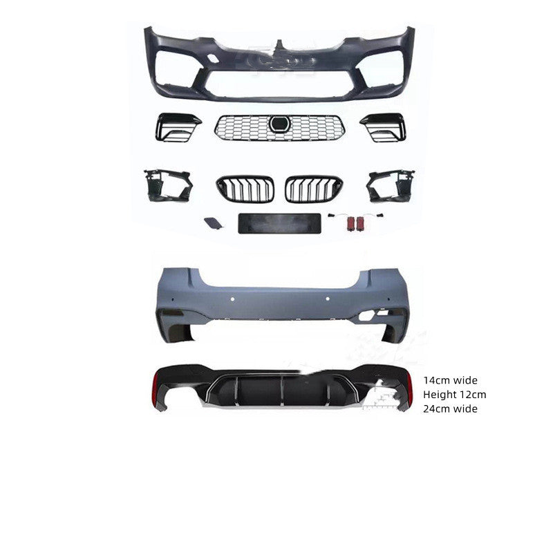 iGi4Shop Automobile G30 G38 528 530 Refitted M5 Big Surrounding Front Bar Middle Net Rear Lip