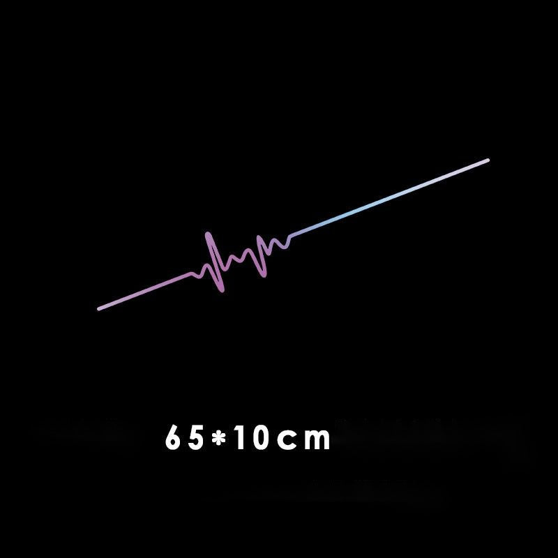 iGi4Shop Car Electrocardiogram Creative Sound Wave Chart Car Sticker