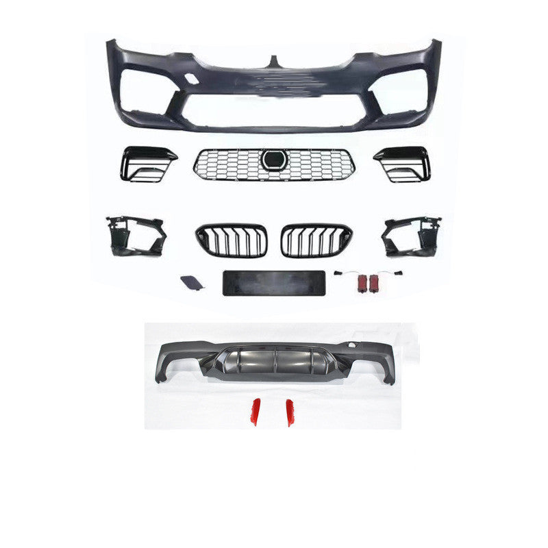 iGi4Shop Automobile G30 G38 528 530 Refitted M5 Big Surrounding Front Bar Middle Net Rear Lip