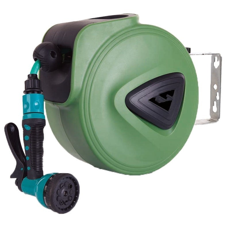 iGi4Shop Qiya Automatic Retractable Hose Reel Water Drum Bobbin Winder Pneumatic Tools 10 M PVC Water Pipe Collector