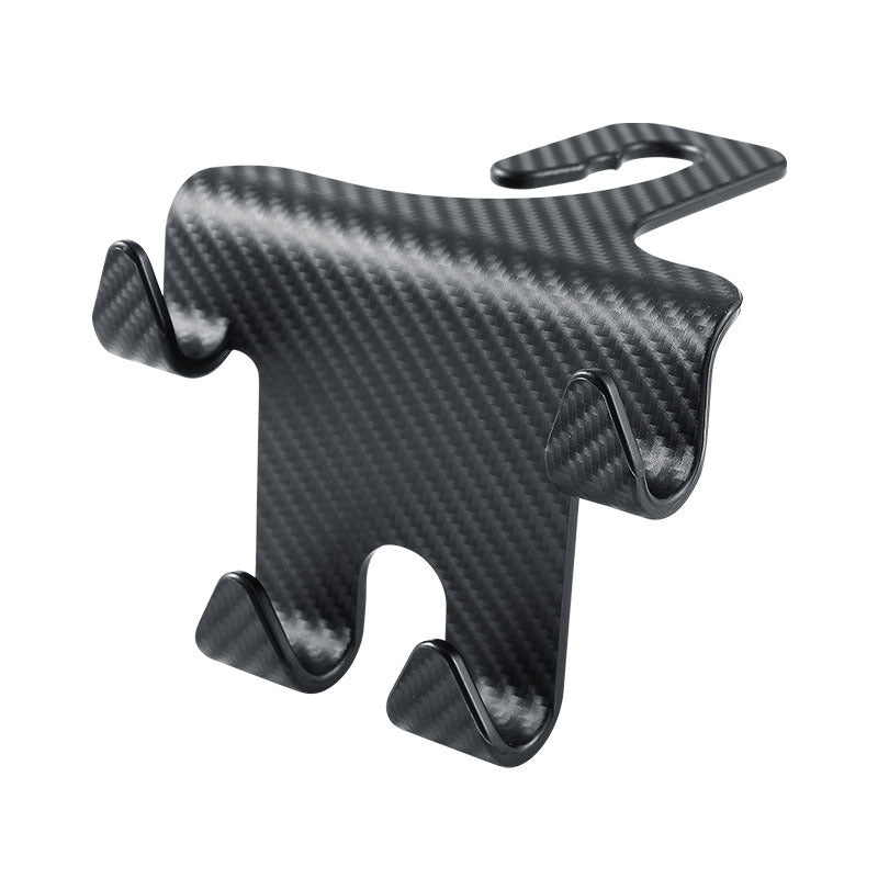 iGi4Shop Energy Car Multifunction Hook Carbon Fiber Mobile Phone Hook Bracket Rear Seat Back Storage Rack