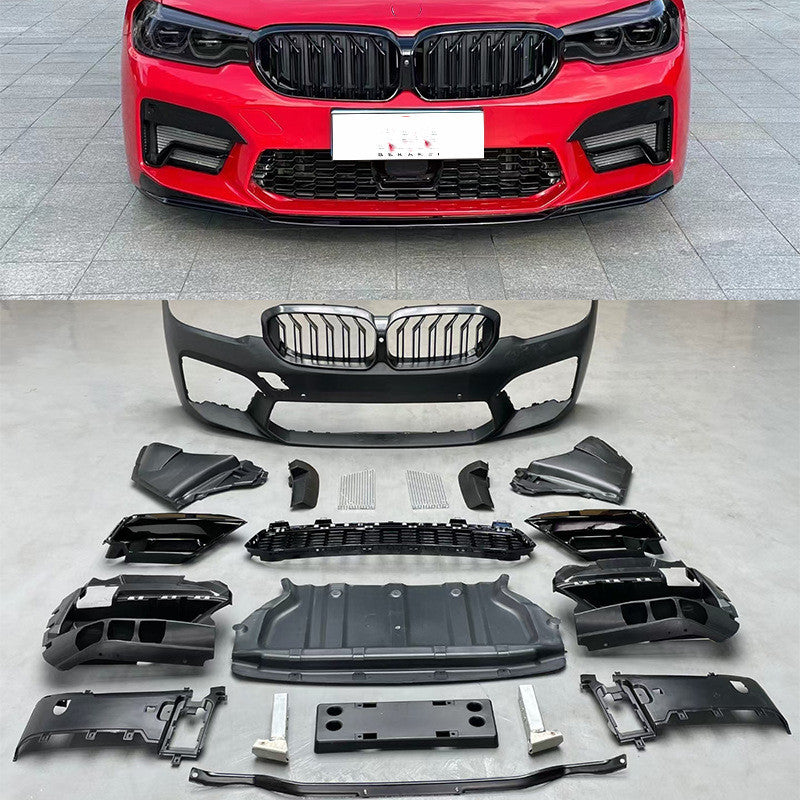 iGi4Shop Automobile G30 G38 528 530 Refitted M5 Big Surrounding Front Bar Middle Net Rear Lip