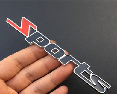 iGi4Shop Metallic Personality SPORTS TURBO Decorative Car Logo
