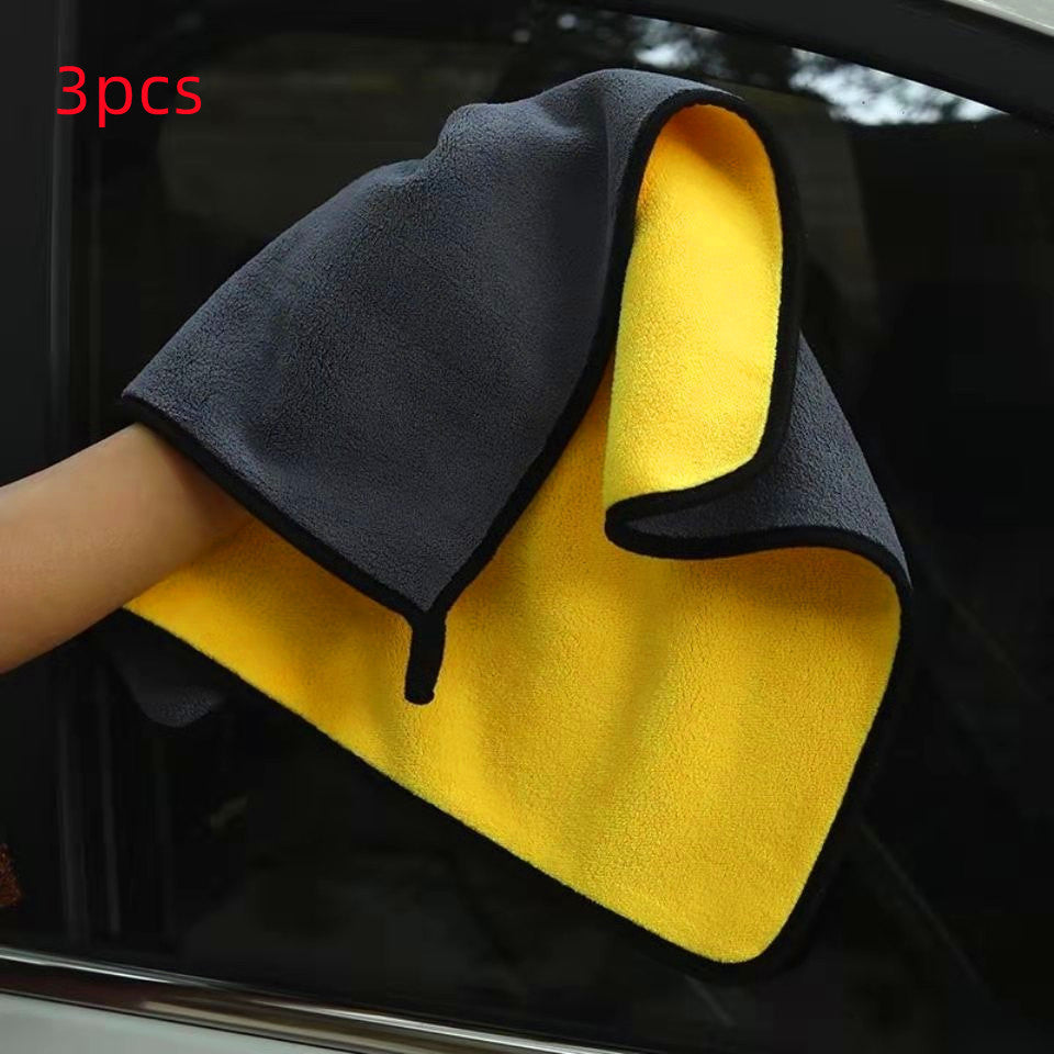 iGi4Shop Two-color Couble-sided Car Dual-use Cleaning Car Wash Towel