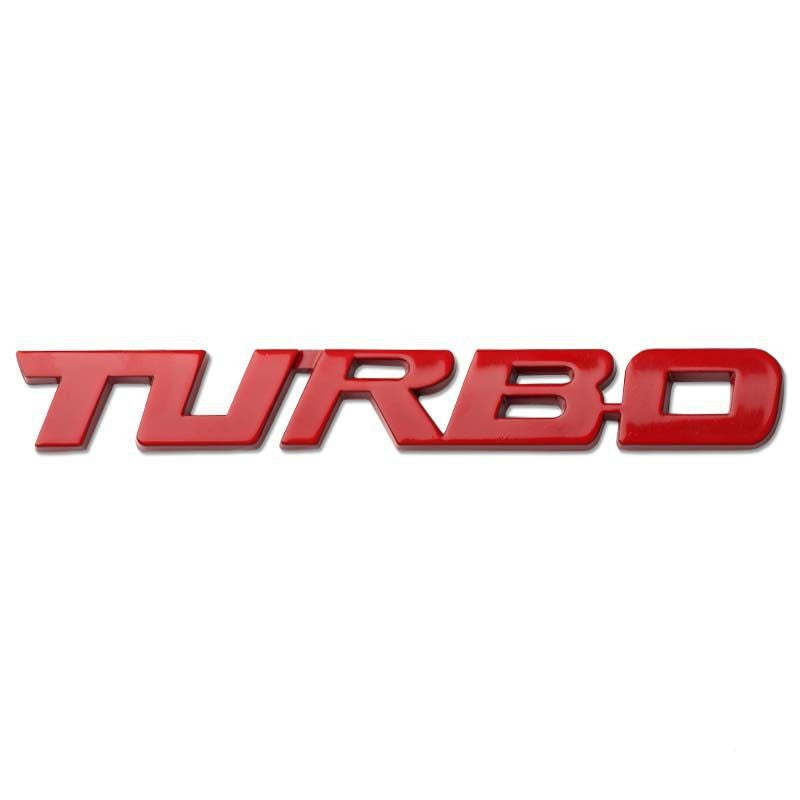 iGi4Shop Metallic Personality SPORTS TURBO Decorative Car Logo