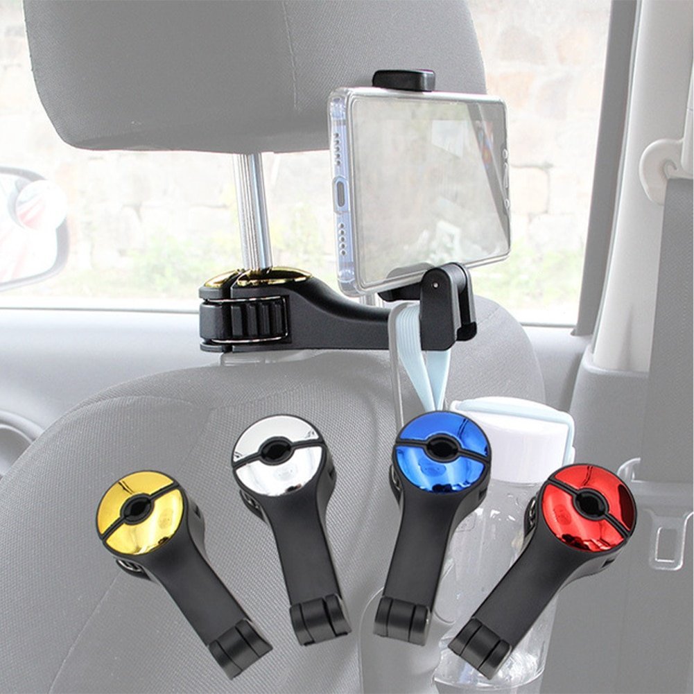 iGi4Shop Car Headrest Hook Phone Car Holder Car Hanger For A4 B6 Seat Back Hanger Storage Hook Phone Holder Auto Fastener Clip