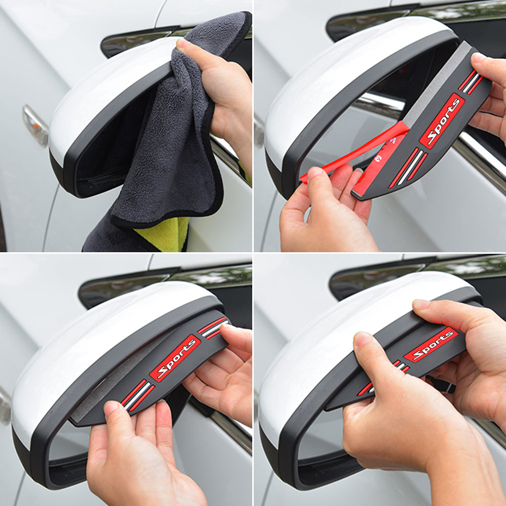 iGi4Shop Car Rearview Mirror Rain-proof And Eyebrow