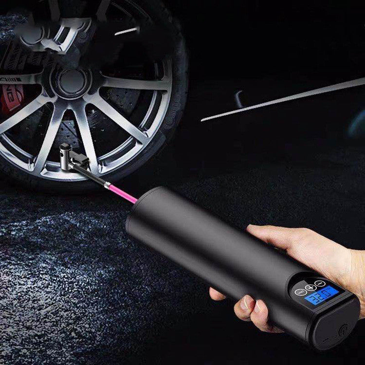 iGi4Shop Mini Portable Wireless Car Air Pump, Outdoor Electric Pump, Smart Digital Display Car Tire Air Pump