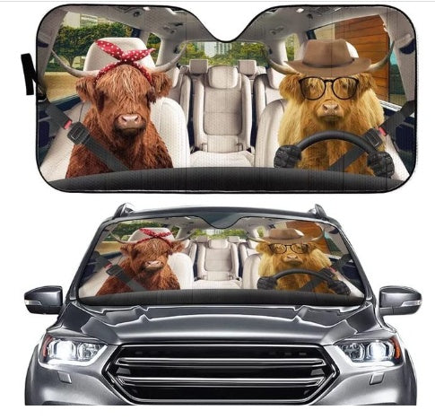 iGi4Shop Car Sun Shield Front Stop Sunscreen Heat Insulation Non-punching Telescopic Curtain
