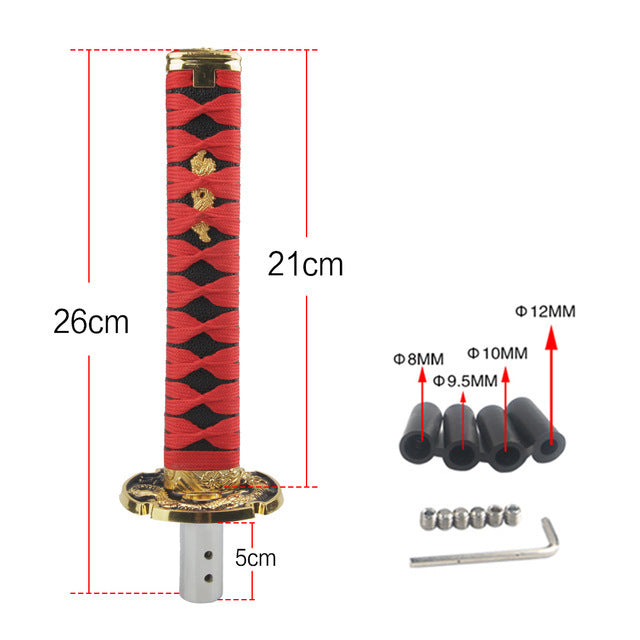 iGi4Shop General JDM Samurai Sword Knob 200mm260mm Samurai
