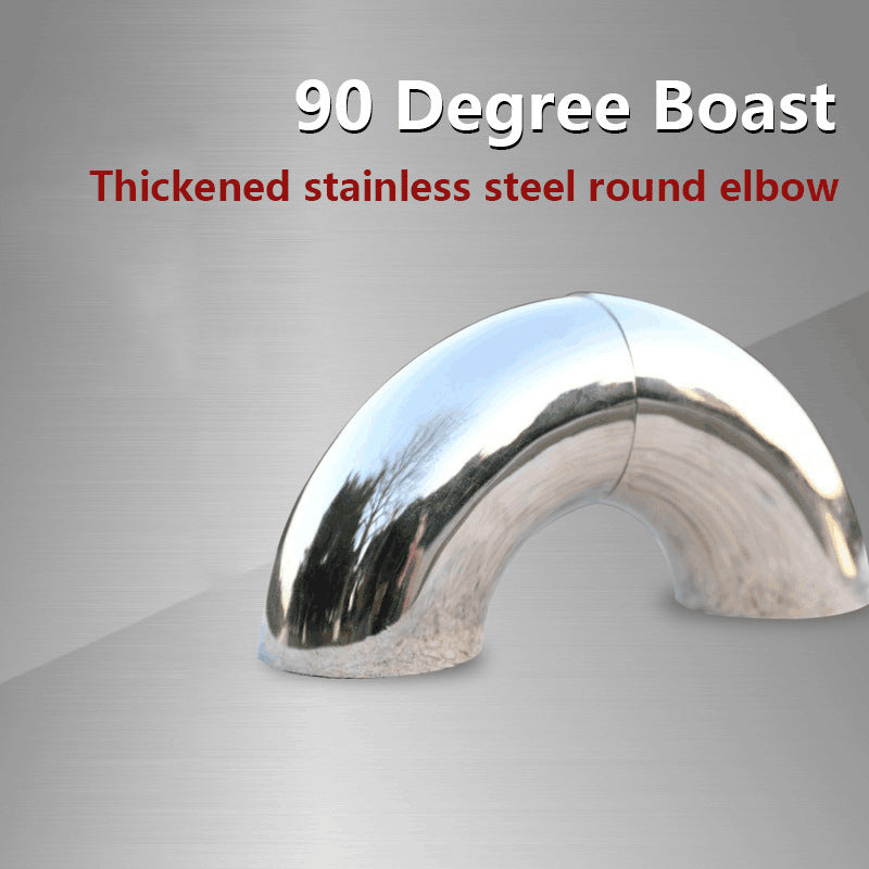 iGi4Shop Car Modified Exhaust Pipe 304 Stainless Steel Elbow