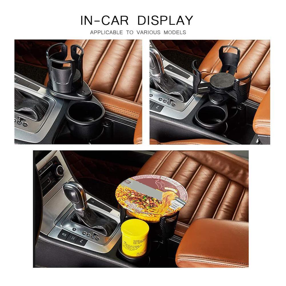 iGi4Shop Foldable Car Cup Holder Drinking Bottle Holder Cup Stand Bracket Sunglasses Phone Organizer Stowing Tidying Car Styling