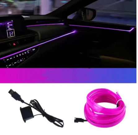 iGi4Shop Car LED Atmosphere Light With Car USB Sole Cab Gap Light Bar