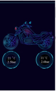 iGi4Shop Wireless Tire Pressure Monitor For Detecting And Alarming Two-wheeled Electric Locomotive