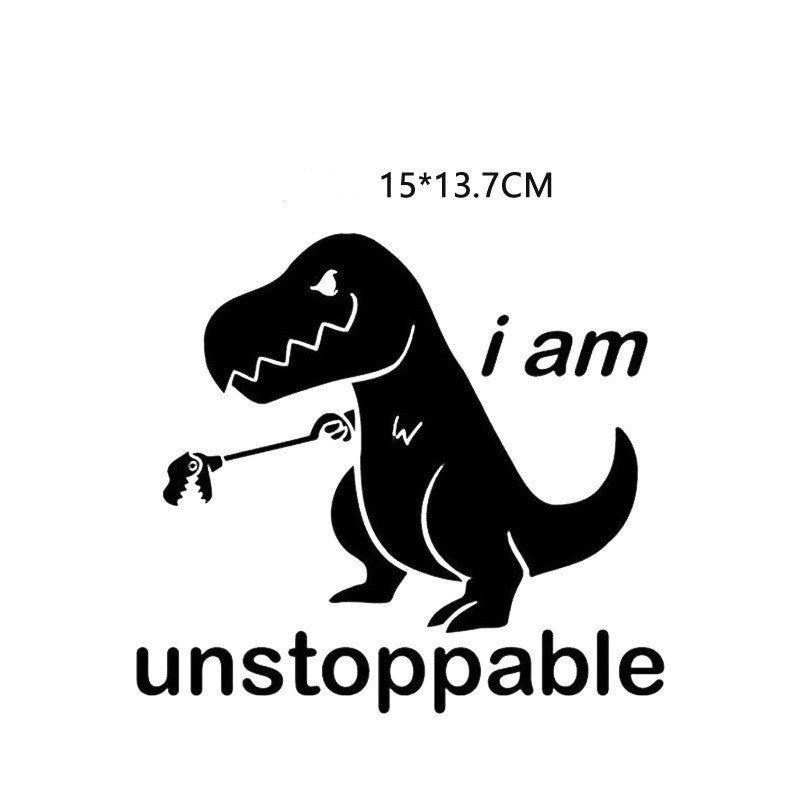 iGi4Shop Cute Cartoon Dinosaur Car Car Sticker