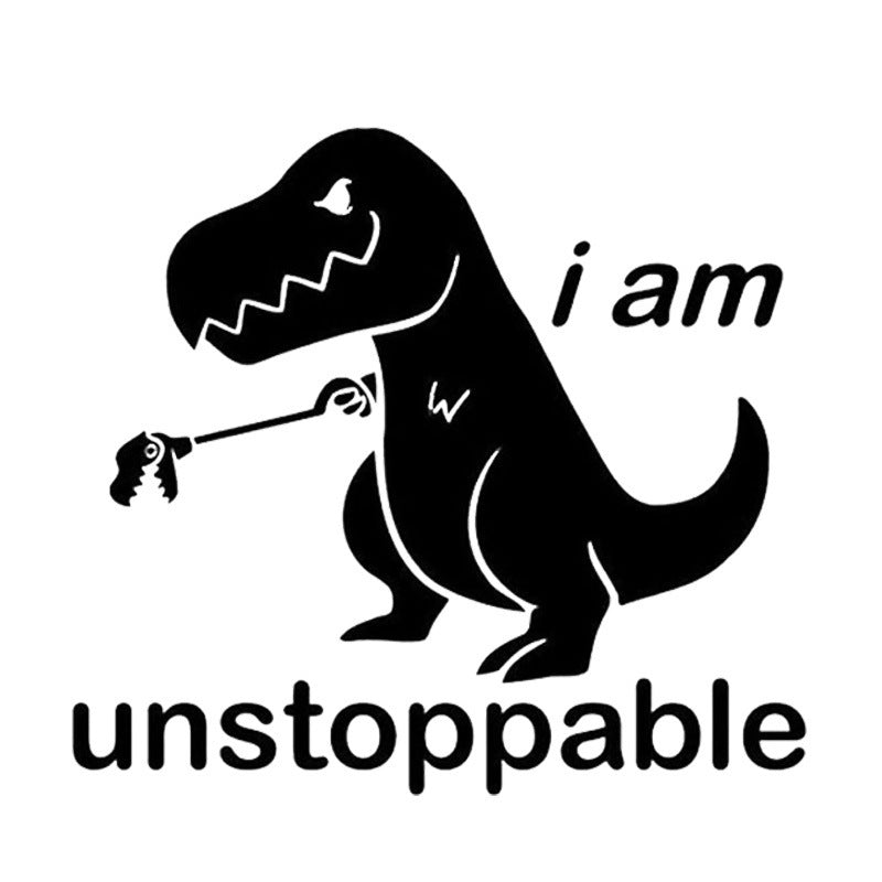 iGi4Shop Cute Cartoon Dinosaur Car Car Sticker