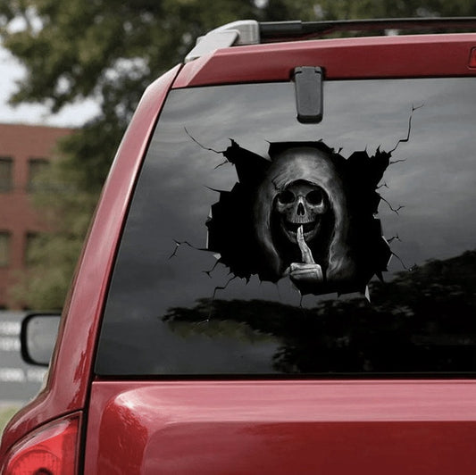 iGi4Shop Halloween Car Wall Floor Skull Bumper Horror Sticker