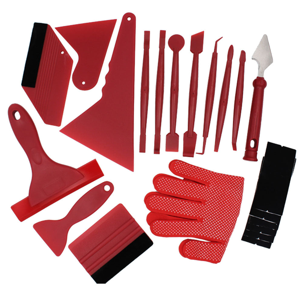 iGi4Shop 21 Sets Of Car Filming Tools, Color-Changing Film, And Beautiful Seam Scraper, Advertising Film Remover, Scraper Tool