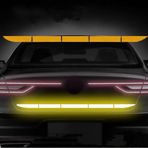 iGi4Shop Rear Long Strip Reflective Sticker Car Bumper Tail Box Warning Sticker