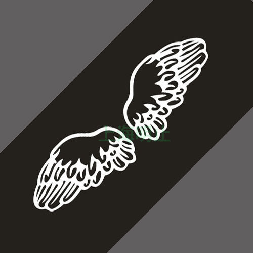 iGi4Shop Car Reflective Stickers Car Personality Stickers Angel Wings Car Stickers Rear Stickers Wings Stickers C