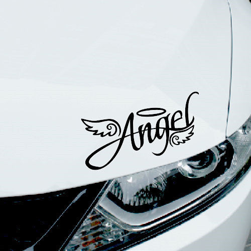 iGi4Shop Angel Wings Reflective Sticker Angel Personalized Car Sticker Romantic Funny Car Sticker Light Eyebrow Sticker Car Rear Sticker