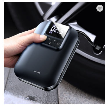 iGi4Shop New A7 Wireless Car Air Pump Portable Car Mini Tire Digital Display Small Air Pump Bicycle Pump