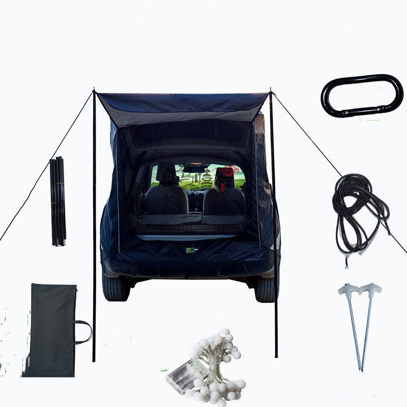 iGi4Shop Car Trunk Extension Tent At The Rear Of The Car