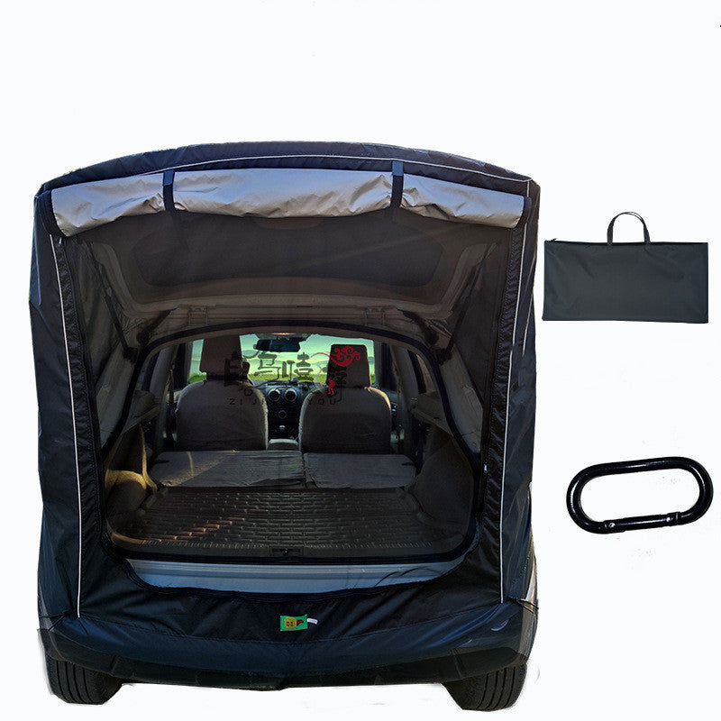 iGi4Shop Car Trunk Extension Tent At The Rear Of The Car