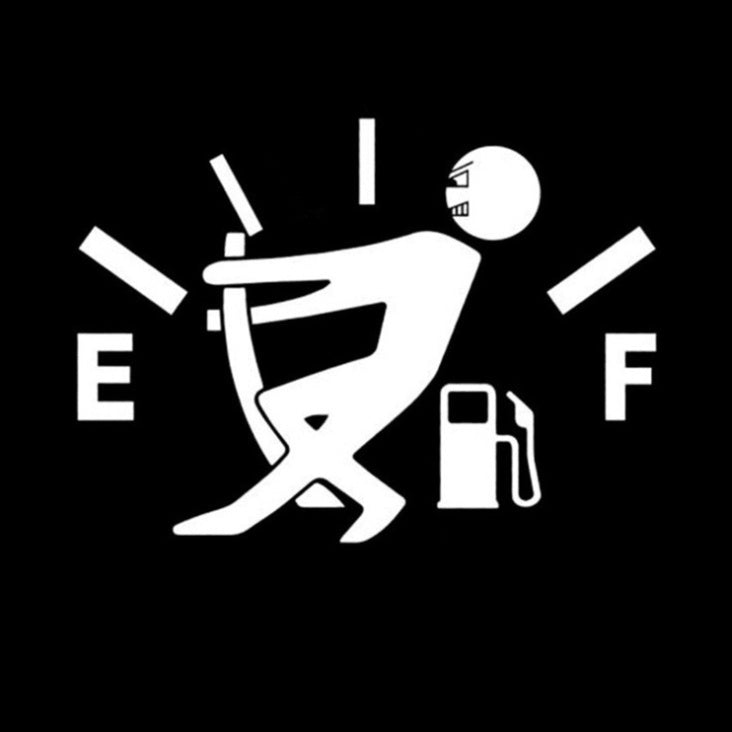 iGi4Shop Insufficient oil, empty fuel truck stickers