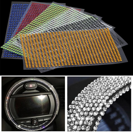 iGi4Shop Car Drill Sticker Car Drill Acrylic Car Sticker Decorative Drill Sticker