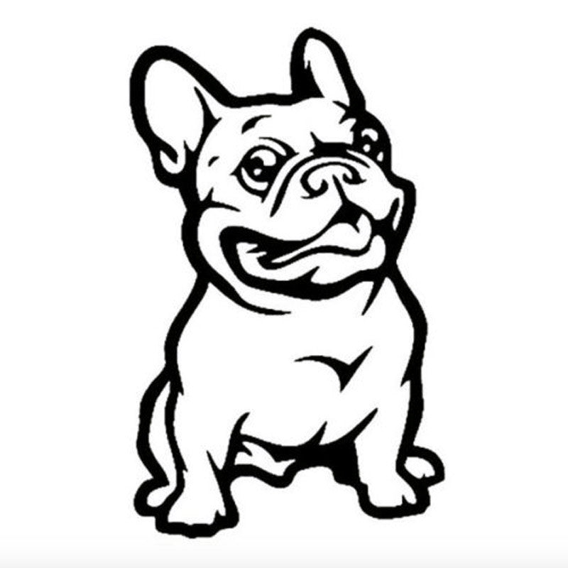 iGi4Shop Bulldog reflective car sticker