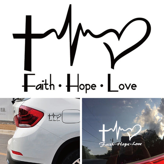 iGi4Shop Faith hope love plus Wall Sticker