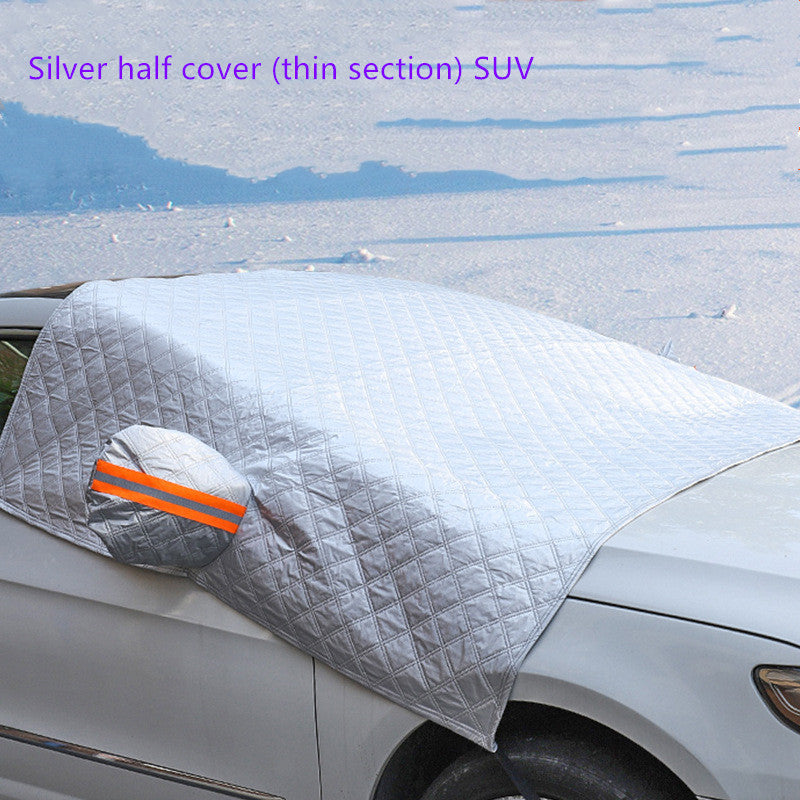 iGi4Shop Silver Coating Windshield Visor Cover Auto Anti Snow Sunshade Window Sunshade Outdoor Exterior Taff Accessories Outdoors