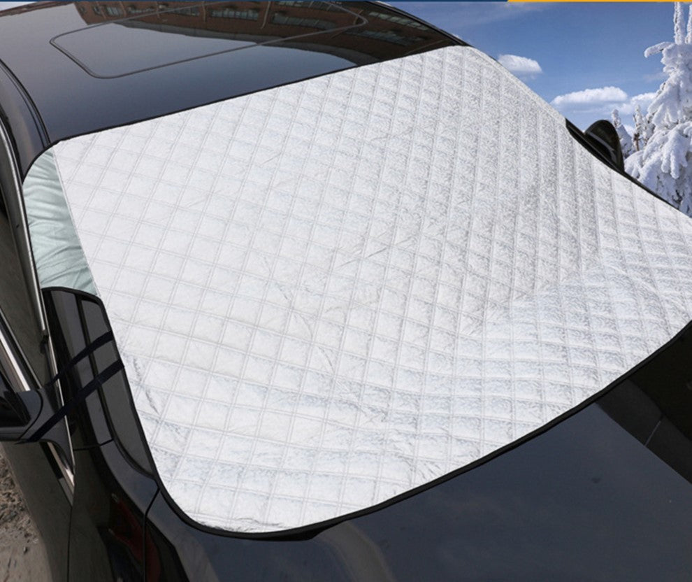 iGi4Shop Silver Coating Windshield Visor Cover Auto Anti Snow Sunshade Window Sunshade Outdoor Exterior Taff Accessories Outdoors