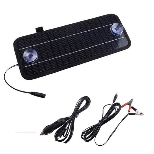 iGi4Shop 5W portable solar car battery charger solar charging car emergency charging supplement loss