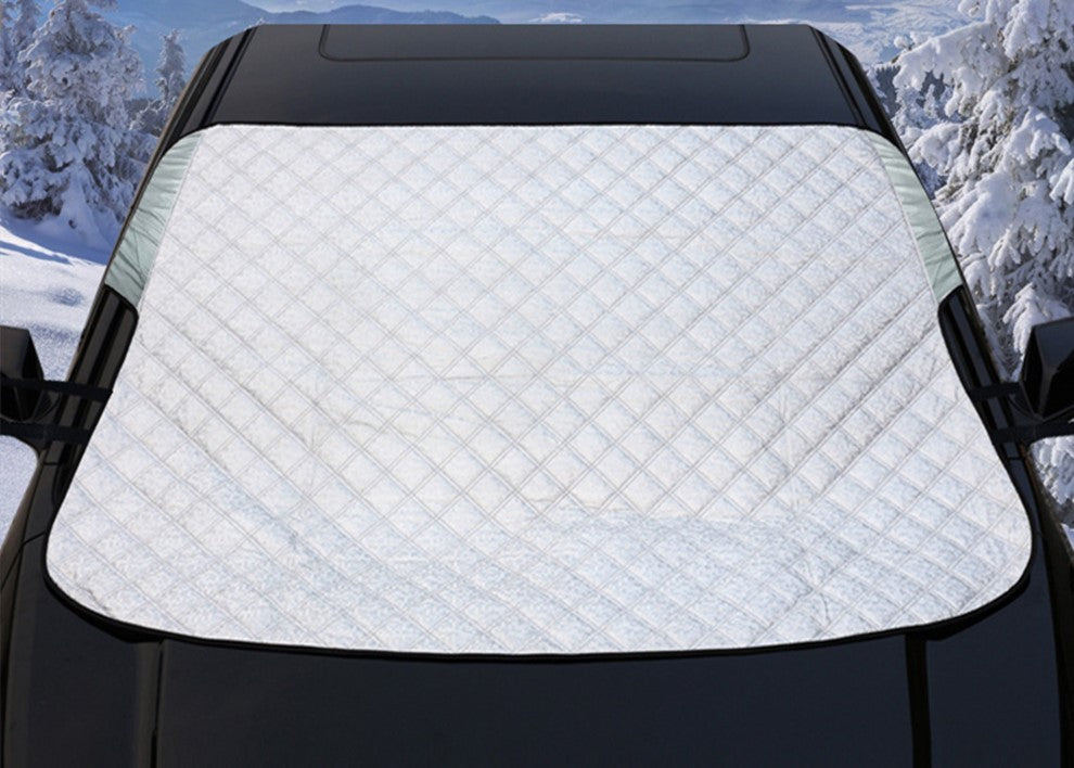 iGi4Shop Silver Coating Windshield Visor Cover Auto Anti Snow Sunshade Window Sunshade Outdoor Exterior Taff Accessories Outdoors