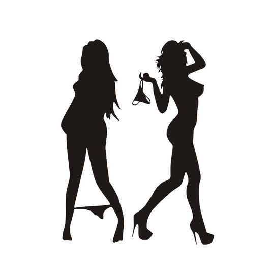 iGi4Shop Bikini car stickers beauty reflective stickers