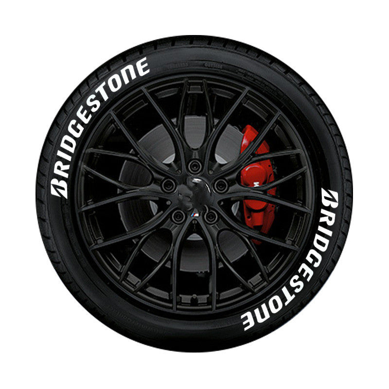 iGi4Shop Car Tire Modification 3D Stereo English Letters