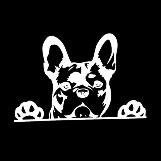 iGi4Shop 2PC Car Sticker Dog Pattern Sticker Animal Reflective Car Sticker Rear Window Glass Scratch Sticker