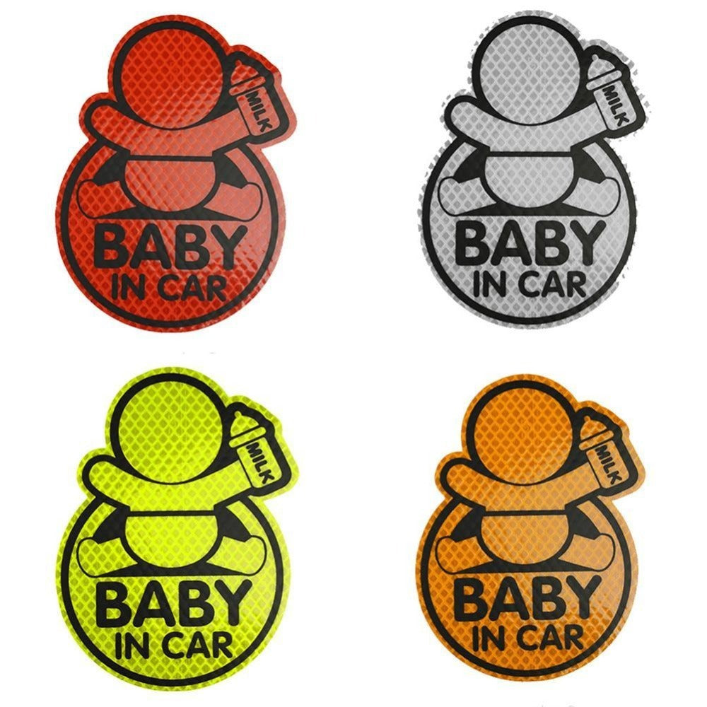 iGi4Shop Car Reflective Stickers Baby In Car Reflective Car Stickers Car Reflective Warning Stickers