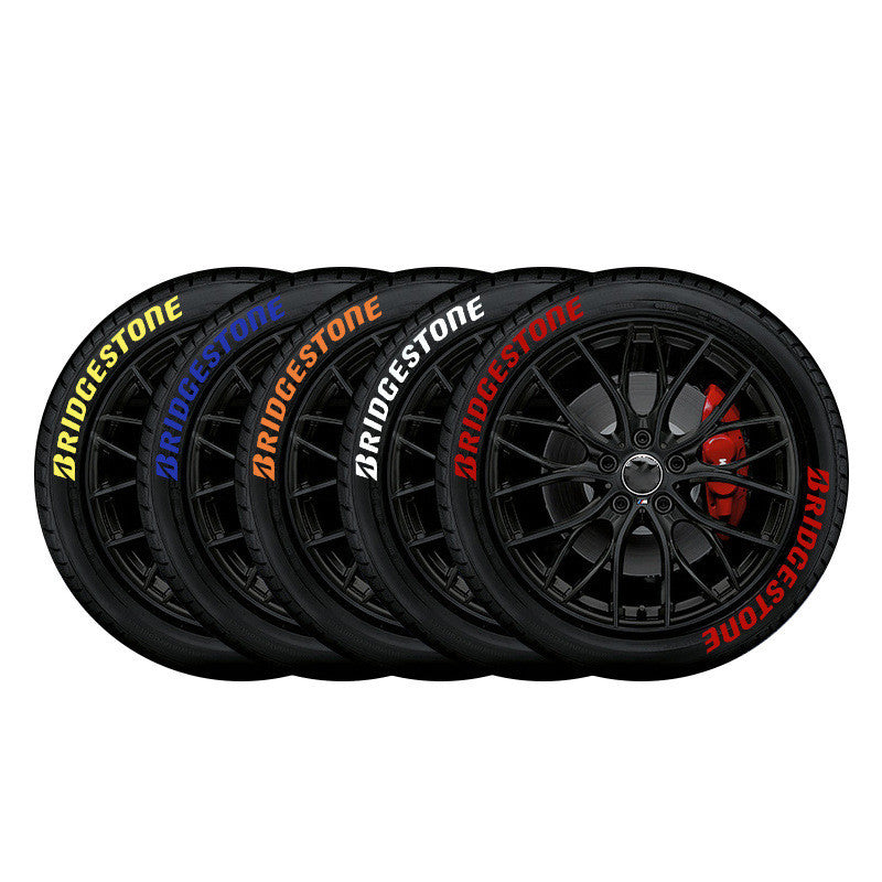 iGi4Shop Car Tire Modification 3D Stereo English Letters