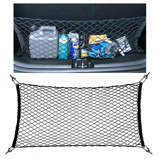 iGi4Shop Trunk CARGO NET Car Nylon Elastic Mesh Organizer Truck SUV Universal 4 Hook Rear